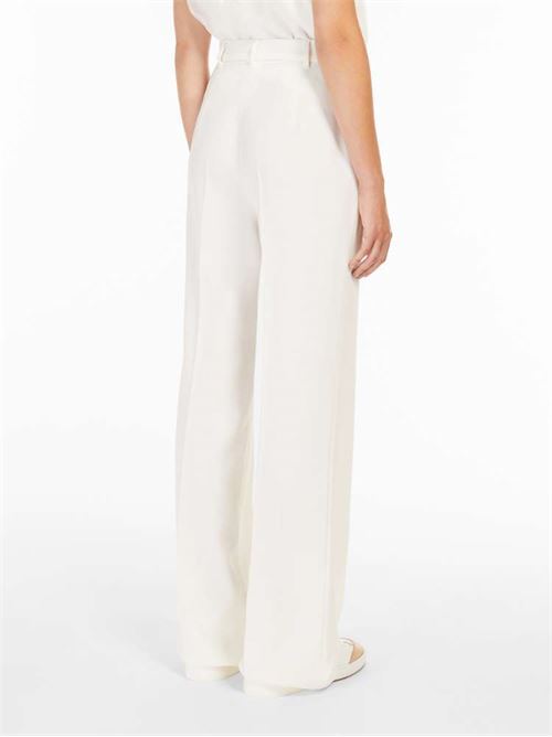 Wool crepe satin trousers Max Mara | 61310427600.010